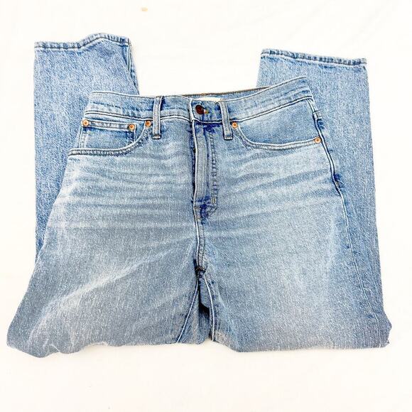 Madewell The Perfect Vintage Straight Jean Medium Wash Denim Size 28P - Picture 4 of 9